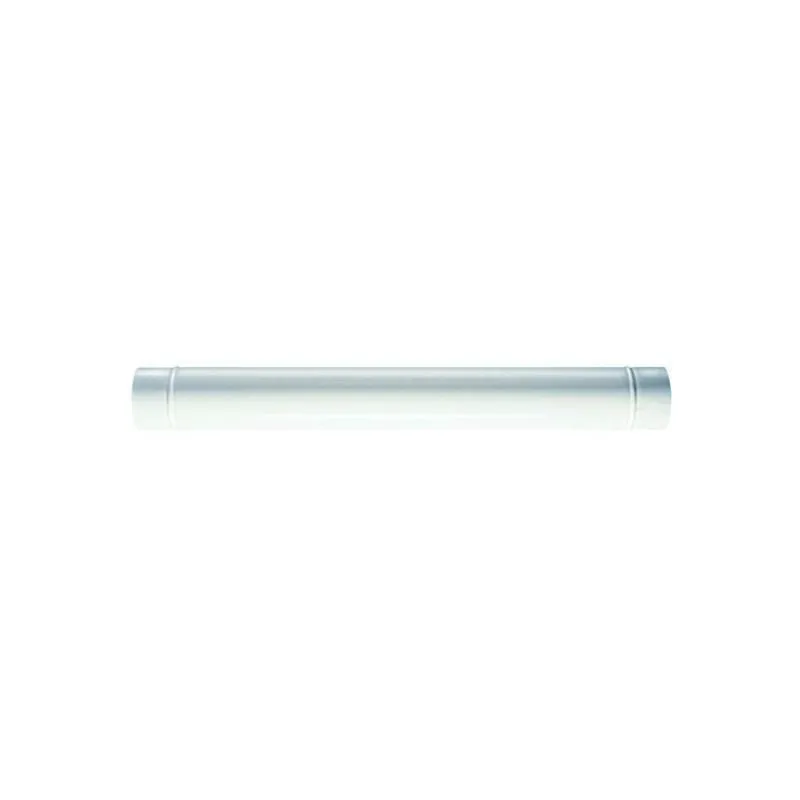 Tubo L mm.1000 per stufe in acciaio porcellanato bianco Tubo L mm.1000 per stufe in acciaio porcellanato bianco