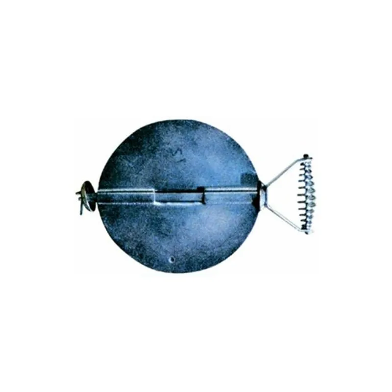 Shutter damper for steel stove pipes