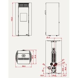 Palazzetti Ecofire Clelia 9 Kw 5 star pellet stove