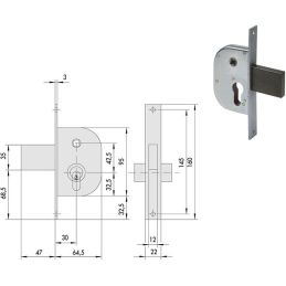 Cisa 42212 lock soaring for gates