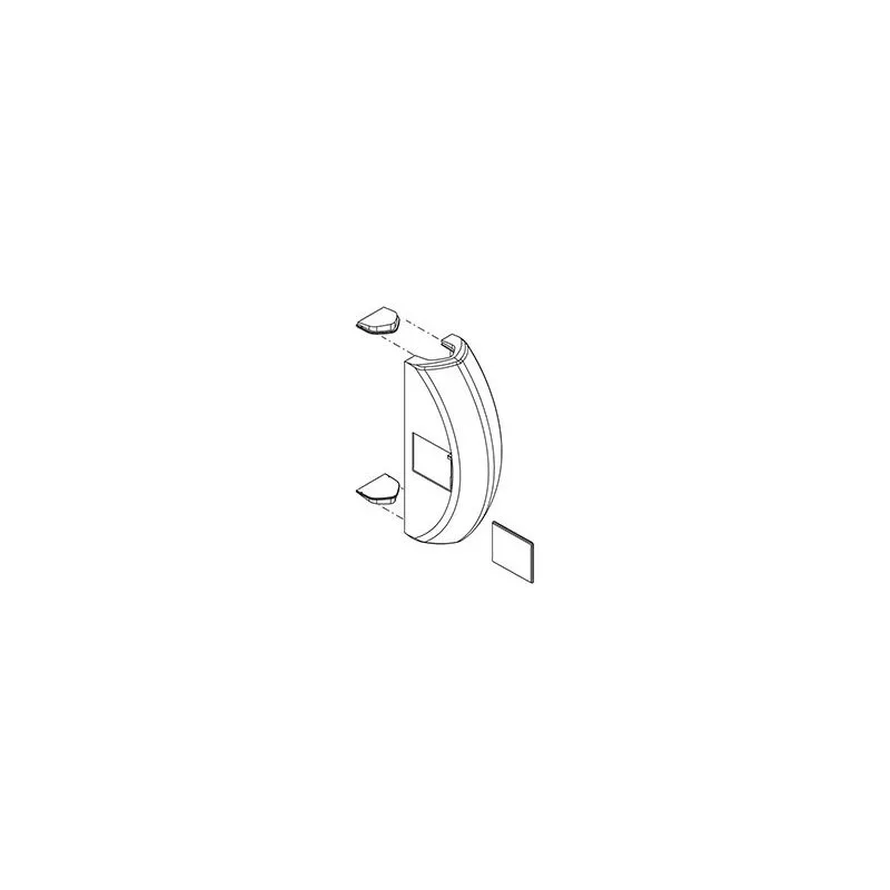 Replacement cover for CISA PUSH panic exit device on the latch Replacement cover for CISA PUSH panic exit device on the latch