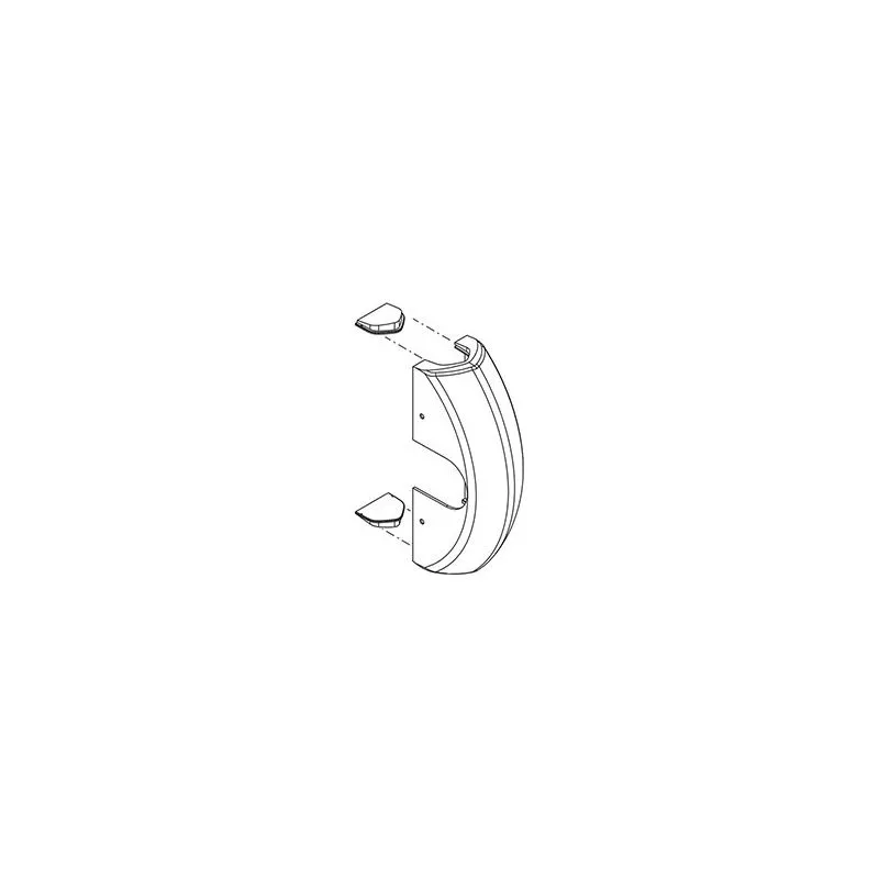 Spare cover for CISA PUSH panic exit device on hinge side Spare cover for CISA PUSH panic exit device on hinge side