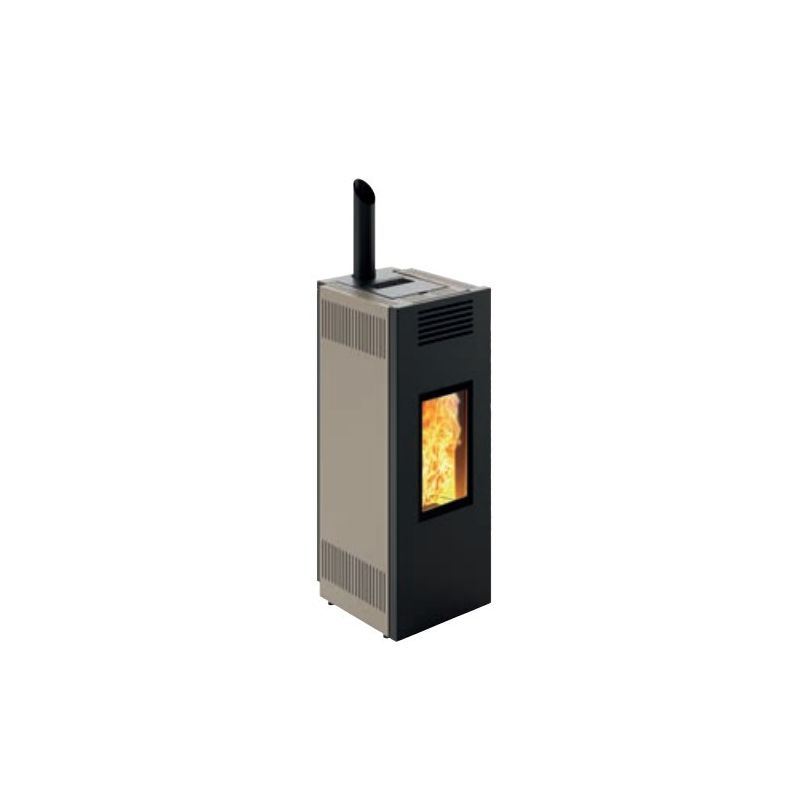 Pellet stove Caminetti Montegrappa NOIR EVO NIS10 smoke output