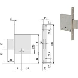 Cisa 57010 lock threading double map