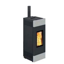 Pellet stove Caminetti Montegrappa TILE EVO NIS10 smoke output