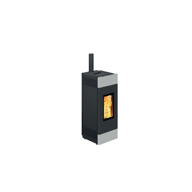 Pellet stove Caminetti Montegrappa TILE EVO NIS10 smoke output