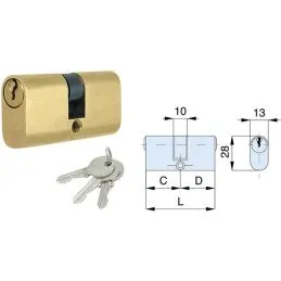 Cilindro ovale per serratura MG Monti 018560