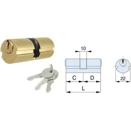 Round cylinder for MG Monti lock 020520