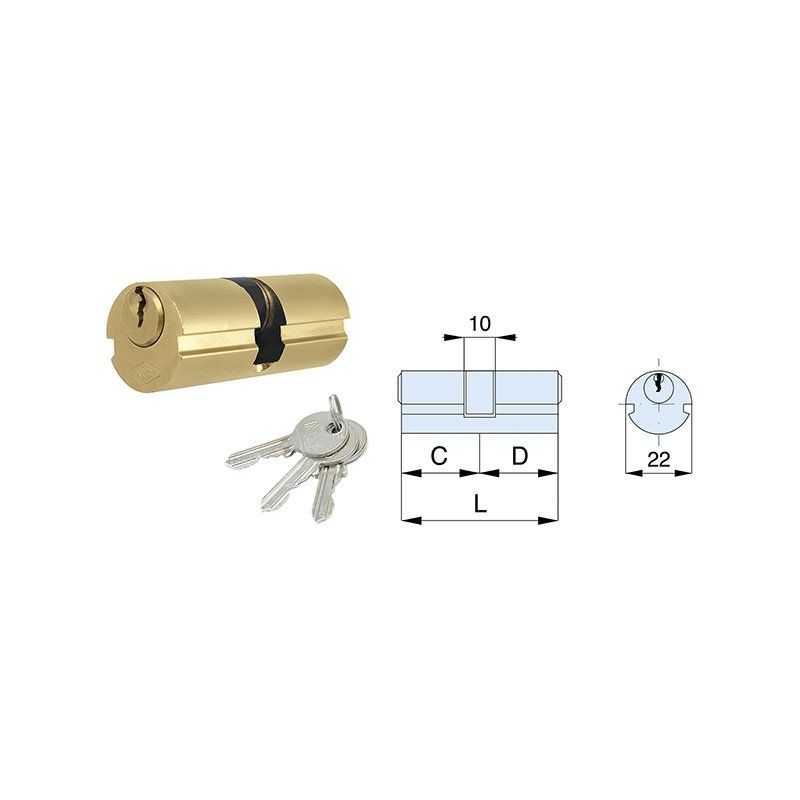 Round cylinder for MG Monti lock 020520