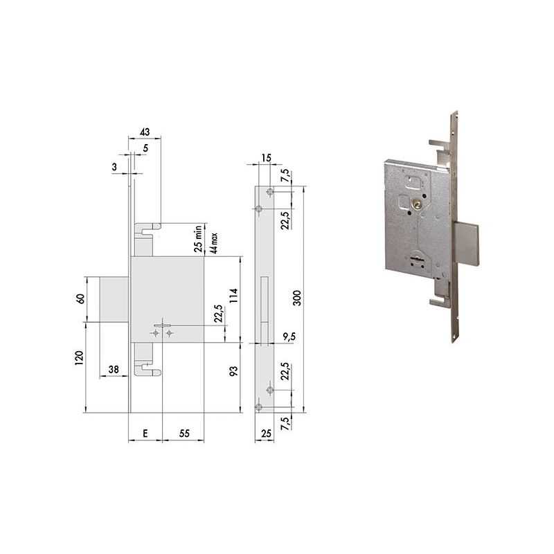 Cisa 57015 lock threading double triple map