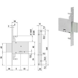 Cisa 57016 lock to thread double triple map