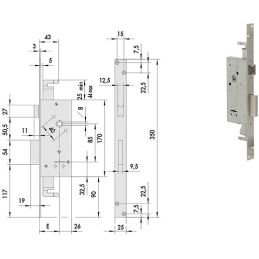 Cisa 57215 lock to thread double triple map