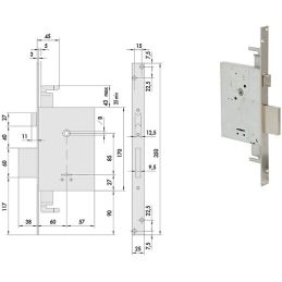 Cisa 57255 lock threading double triple map