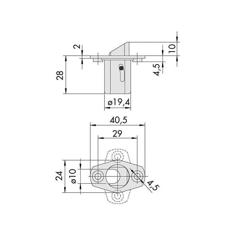 CISA 07089.50 rod locking device