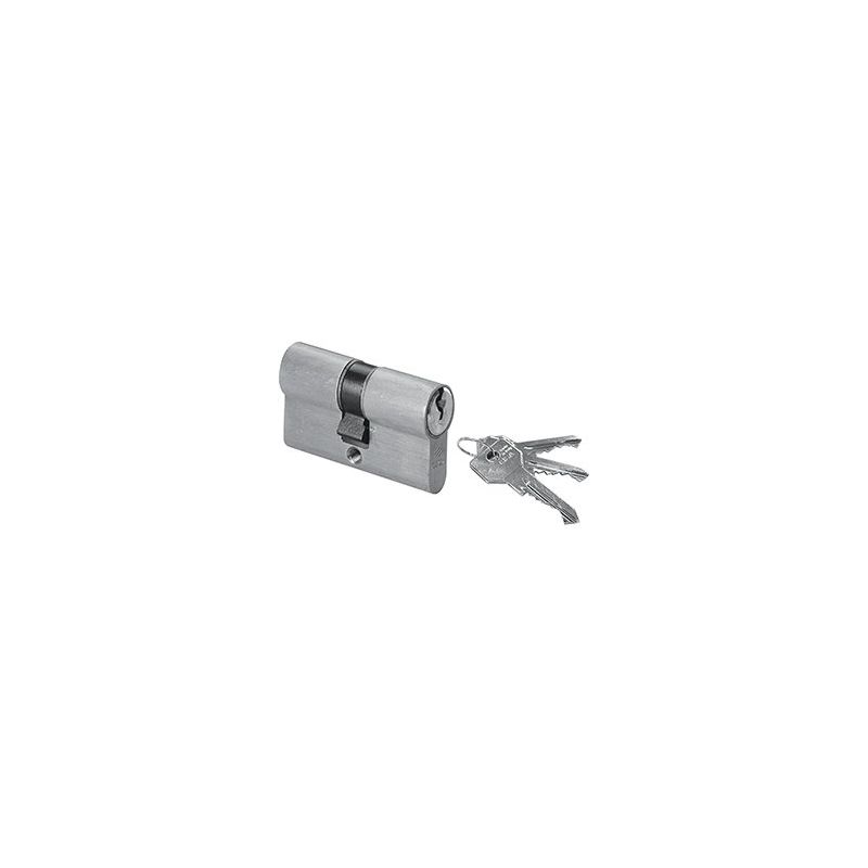 Shaped cylinder with European profile Cisa 08710 NICKEL-PLATED