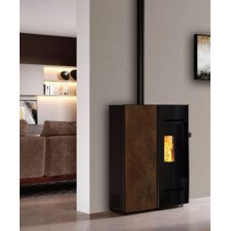 Pellet stove Slim Caminetti Montegrappa ALARE SPS 10 Kw 5 stars