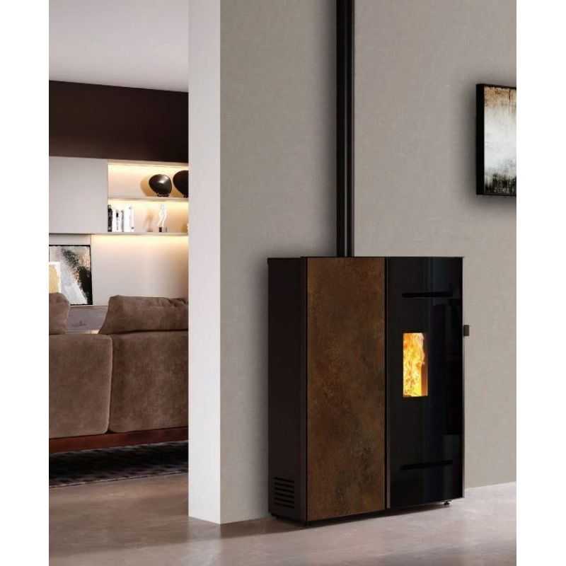 Pellet stove Slim Caminetti Montegrappa ALARE SPS 10 Kw 5 stars