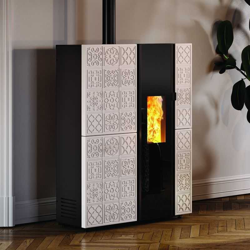 Pellet stove Slim Caminetti Montegrappa AZULEIA SPS 10 Kw 5