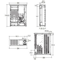 Pellet stove Slim Caminetti Montegrappa SOUND SXS 12.5 Kw 5