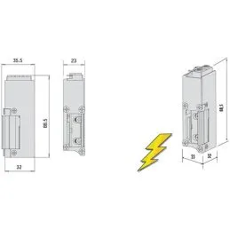 Cisa 15300 electric strike for mortise locks