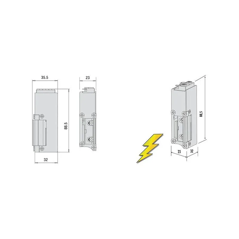 Cisa 15300 electric strike for mortise locks