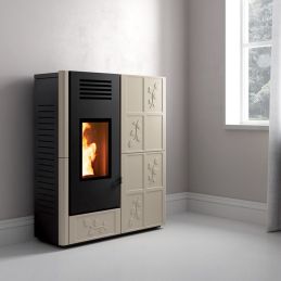 Pellet stove Slim Caminetti Montegrappa FOLIA SXS 12.5 Kw 5