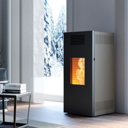 Pellet stove Caminetti Montegrappa NOIR MP14 14Kw