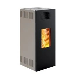 Pellet stove Caminetti Montegrappa NOIR MX16 ducted 3 motors