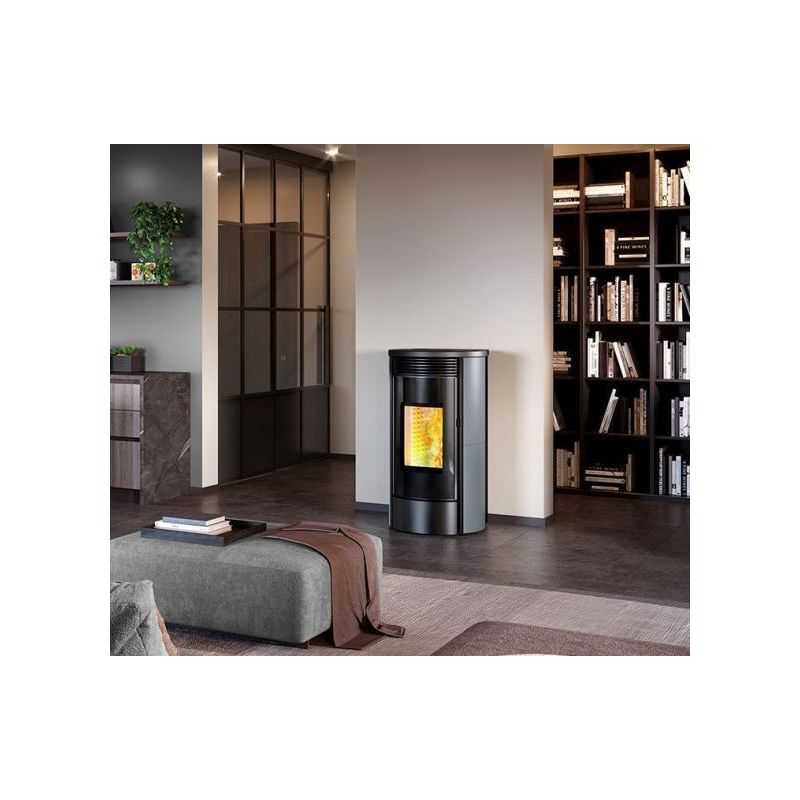 Self-cleaning pellet heating stove Caminetti Montegrappa MARRA