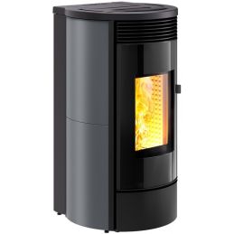 Self-cleaning pellet heating stove Caminetti Montegrappa MARRA