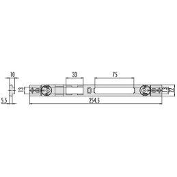 Cisa 06463.82.0 adjustable striking plate (ex 06463.32)