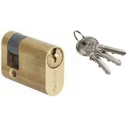 Mezzo cilindro ovale Cisa 08220.02.0 ottone