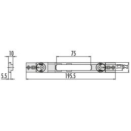 CISA 06465.72.0 adjustable striking plate (ex 06465.22)