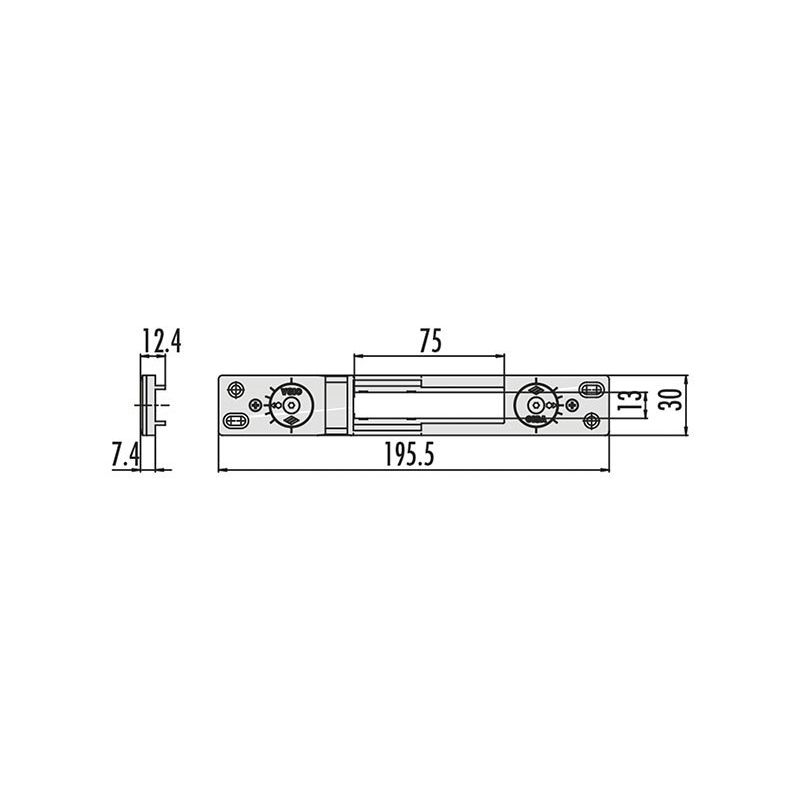 CISA 06465.57.0 adjustable striking plate