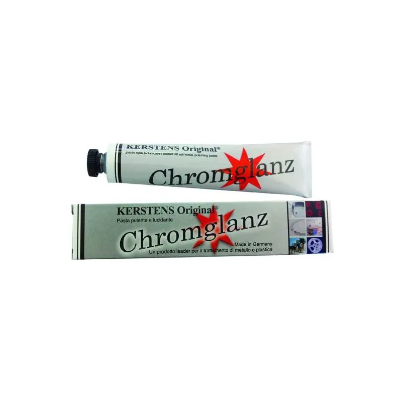 Pasta rosa CHROMGLANZ 60gr. lucidante per acciaio Pasta rosa CHROMGLANZ 60gr. lucidante per acciaio