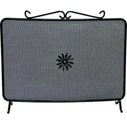 Parascintille per camini curvo cm.60x45H
