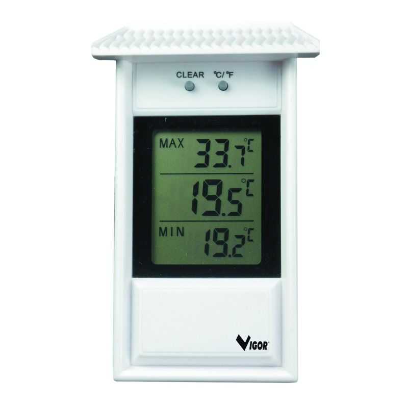 Ambient wall thermometer minimum / maximum -20 ° / + 50 ° C