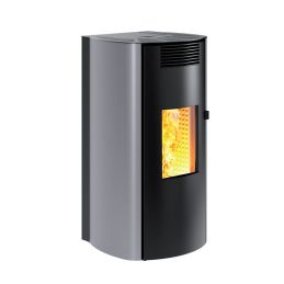 Self-cleaning pellet heating stove Caminetti Montegrappa BOMA