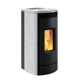 Self-cleaning pellet heating stove Caminetti Montegrappa ALPINA