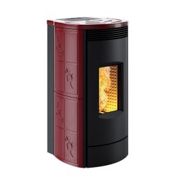 Self-cleaning pellet heating stove Caminetti Montegrappa ALPINA