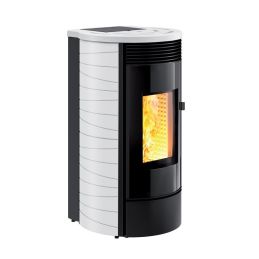 Self-cleaning pellet heating stove Caminetti Montegrappa GASSA