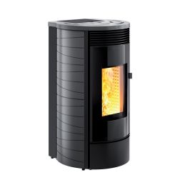 Self-cleaning pellet heating stove Caminetti Montegrappa GASSA