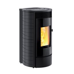 Self-cleaning pellet heating stove Caminetti Montegrappa GASSA