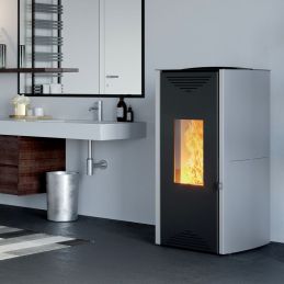 TermoStufa a pellet Caminetti Montegrappa TUGA E 18 Kw 5 STELLE