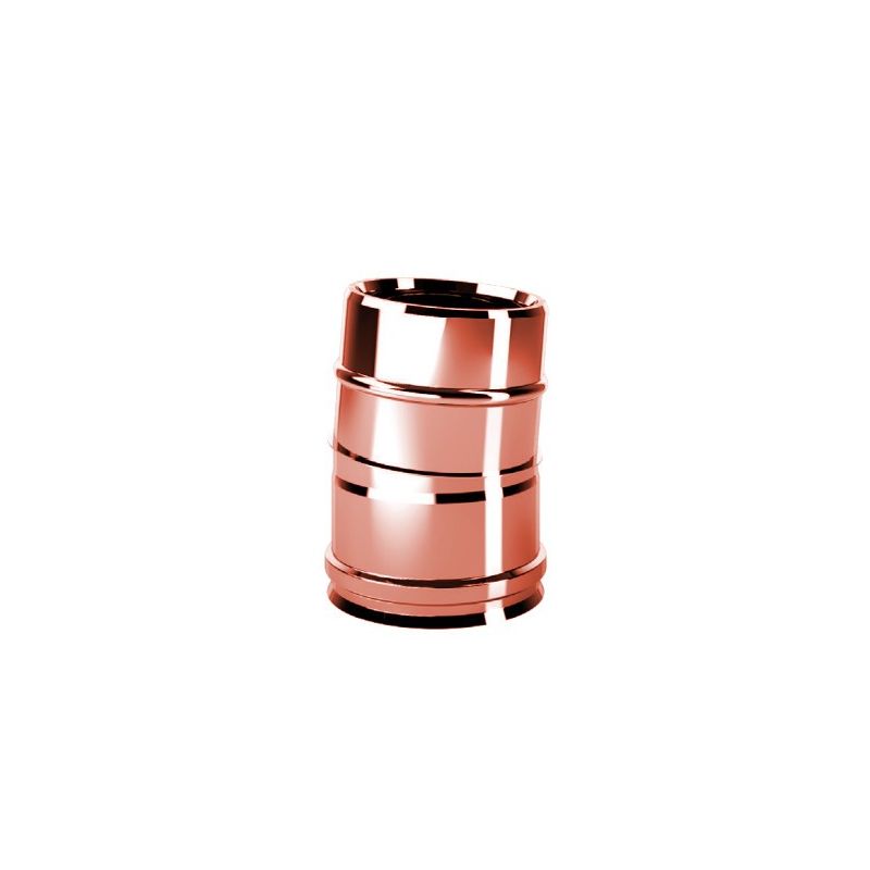 Bend 5 ° R1C05 ISO10 COPPER Double wall flue