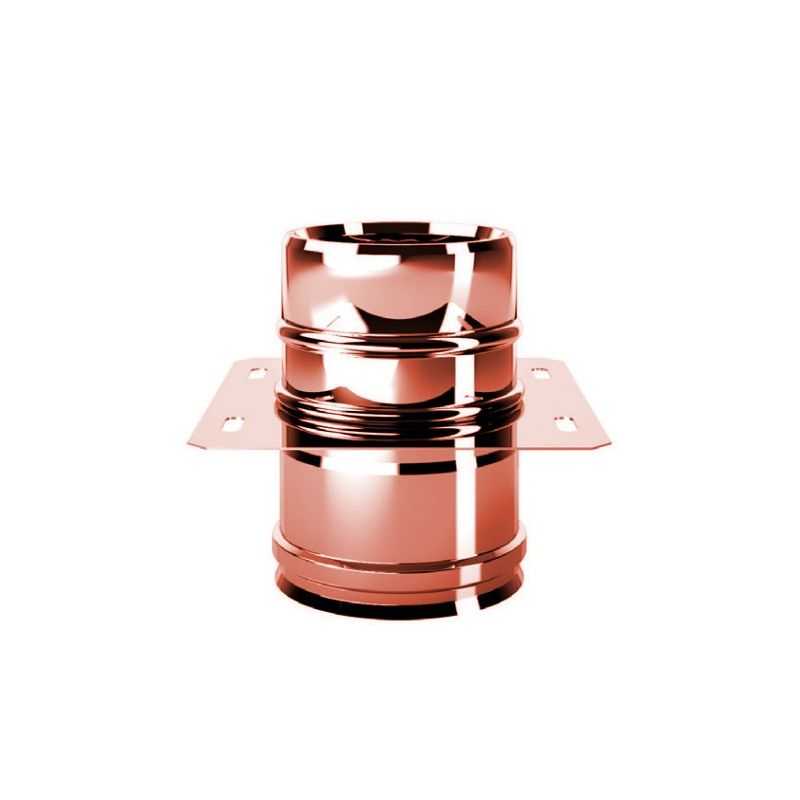 Intermediate support plate R1PI ISO10 COPPER Double wall flue