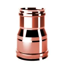 Double-mono junction R1RCU ISO10 COPPER Double wall flue