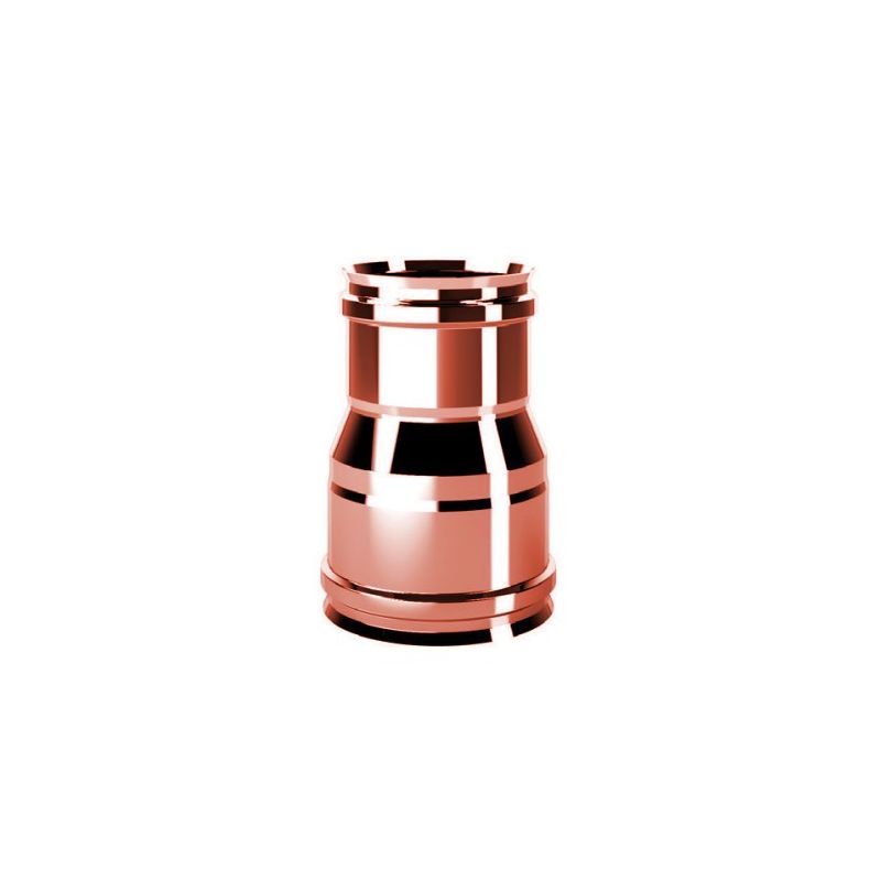 Double-mono junction R1RCU ISO10 COPPER Double wall flue