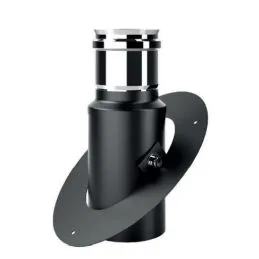 Telescopic elliptical rose for stoves DESIGN PELLET De Marinis