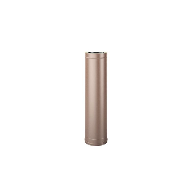 Pipe L 0.25 mt double wall flue ISO25 RUSTY De Marinis